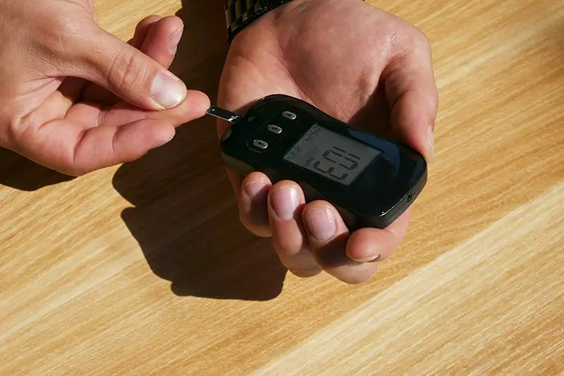 Checking blood sugar levels