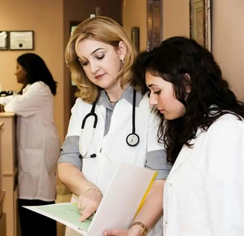 Doctors working together